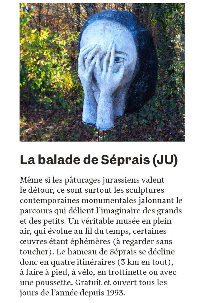 La Balade de Séprais dans Migros Magazine